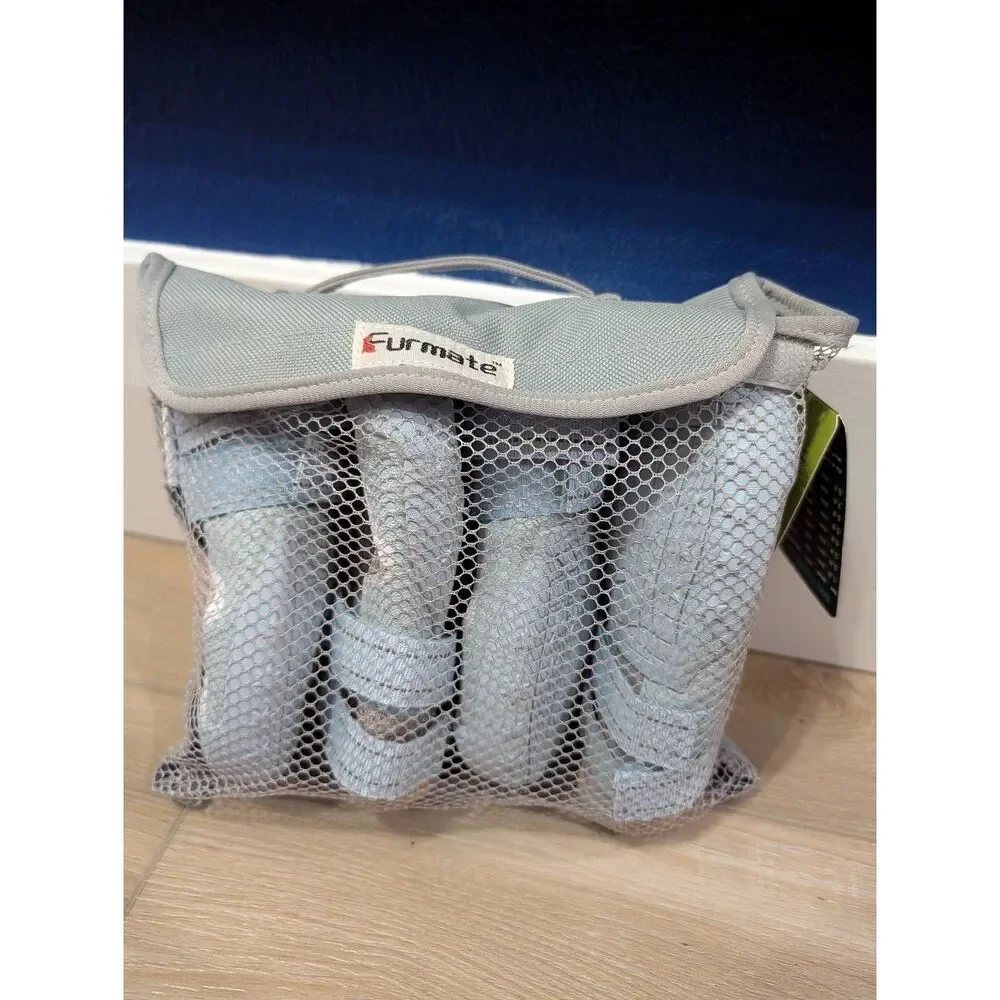 Furmate All Terrain Dog Boots Sz 7 (63–75 lb) NEW Mesh Waterproof Paw Shoes Case